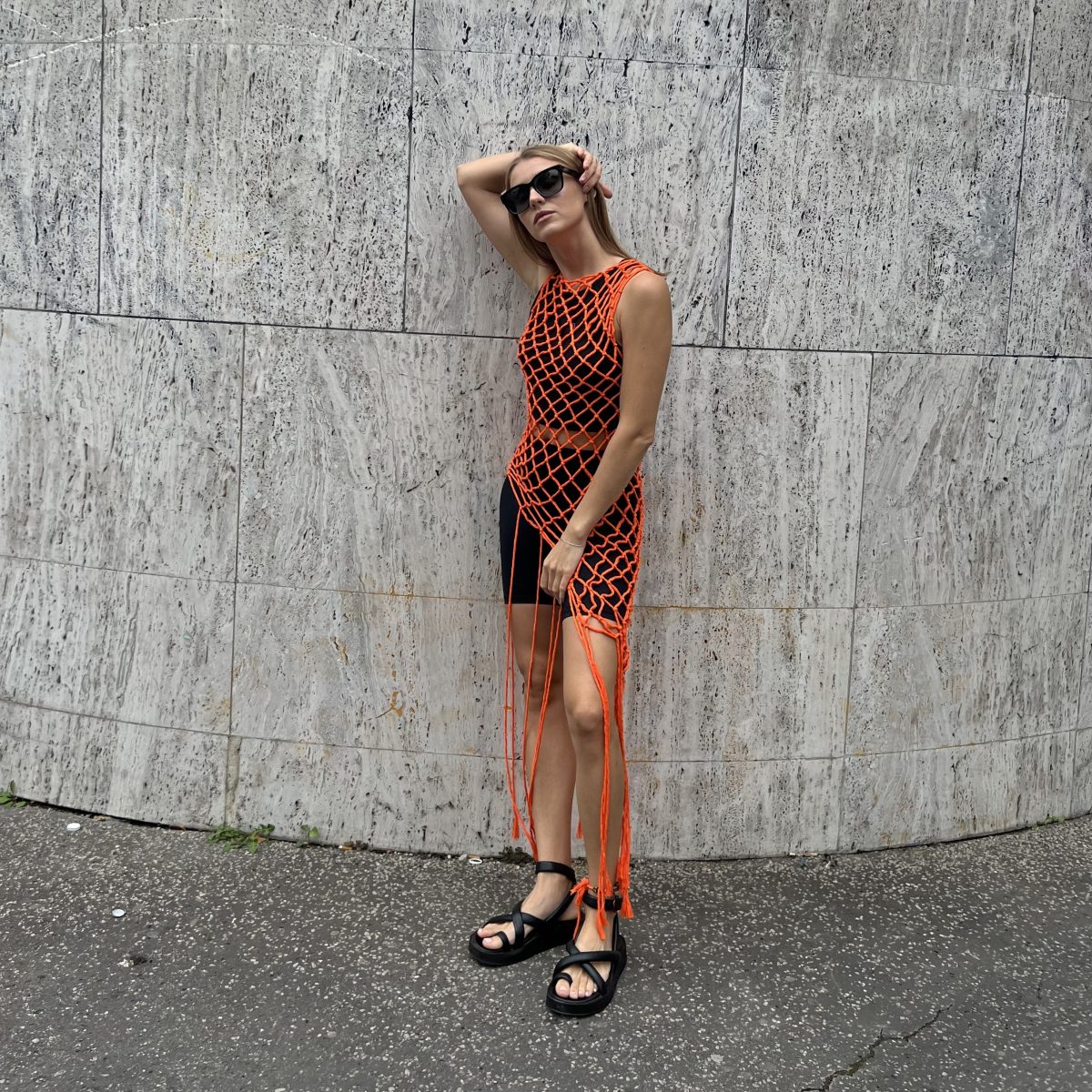 Orange dress